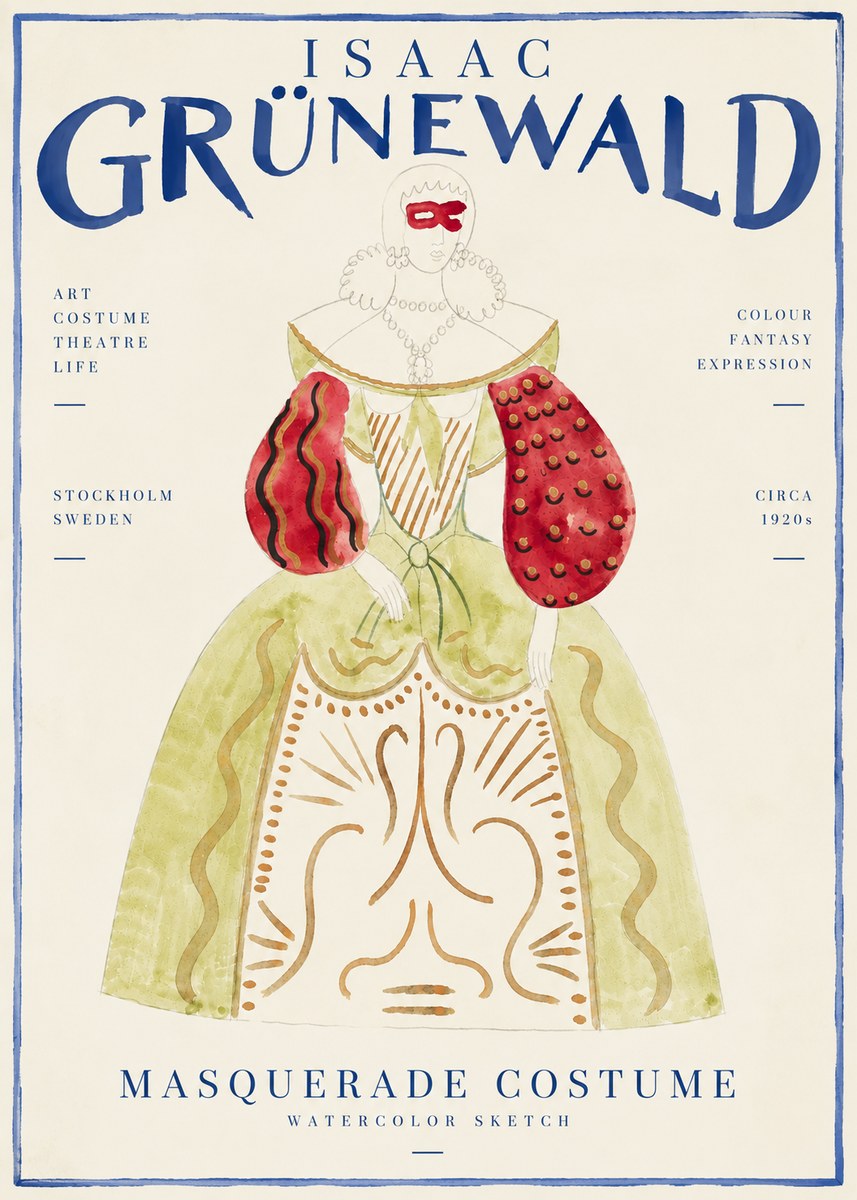 Isaac Grünewald Masquerade Costume No4 - Poszter