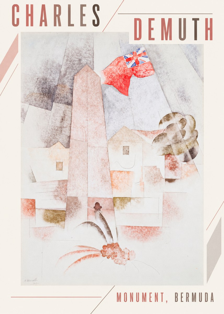 Charles Demuth Monument, Bermuda No3 - Poszter