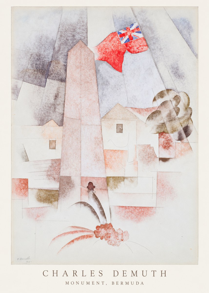 Charles Demuth Monument, Bermuda No6 - Poszter