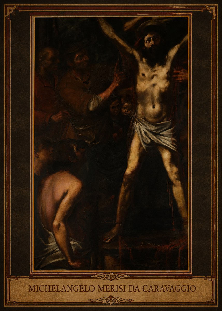Michelangelo Merisi da Caravaggio The Crucifixion of Saint Peter III No2 - Poszter