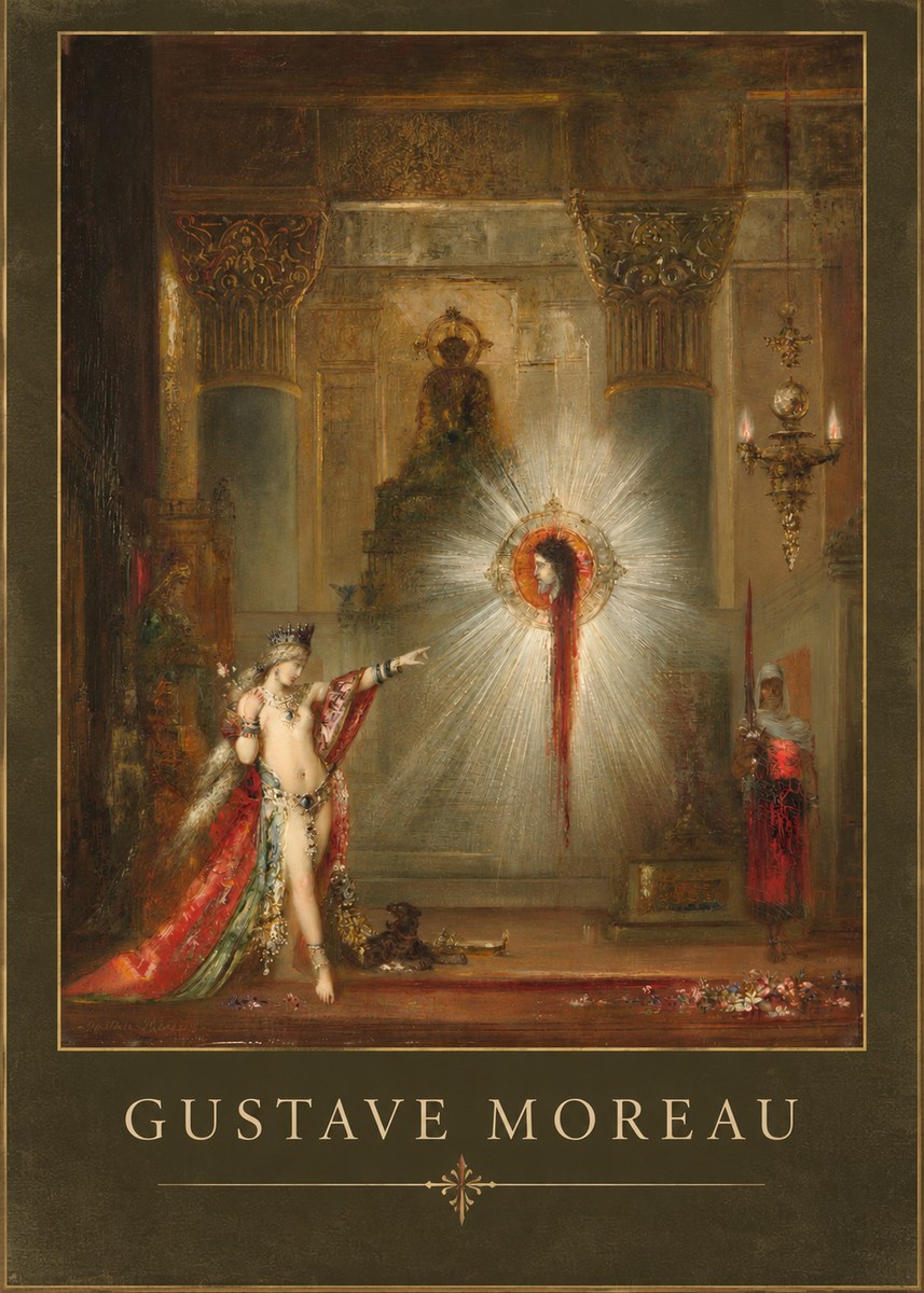 Gustave Moreau The Apparition II No2 - Poszter