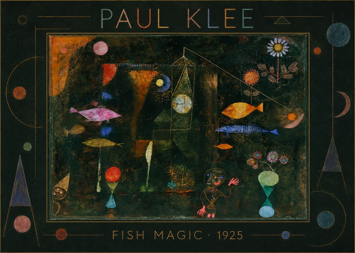 Paul Klee Fish Magic II No1 - Poszter