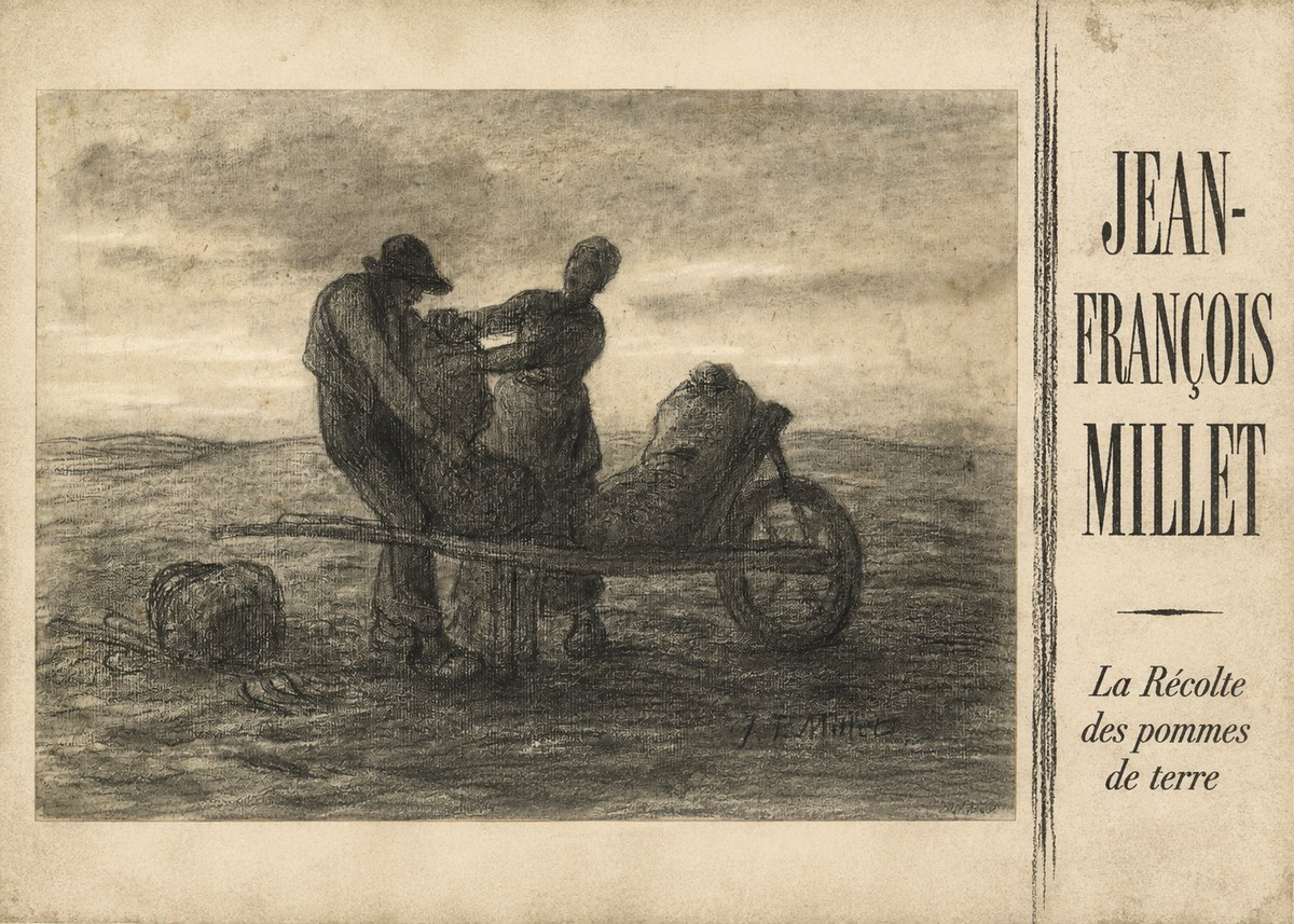 Jean-François Millet La Récolte Des Pommes De Terre No5 - Poszter