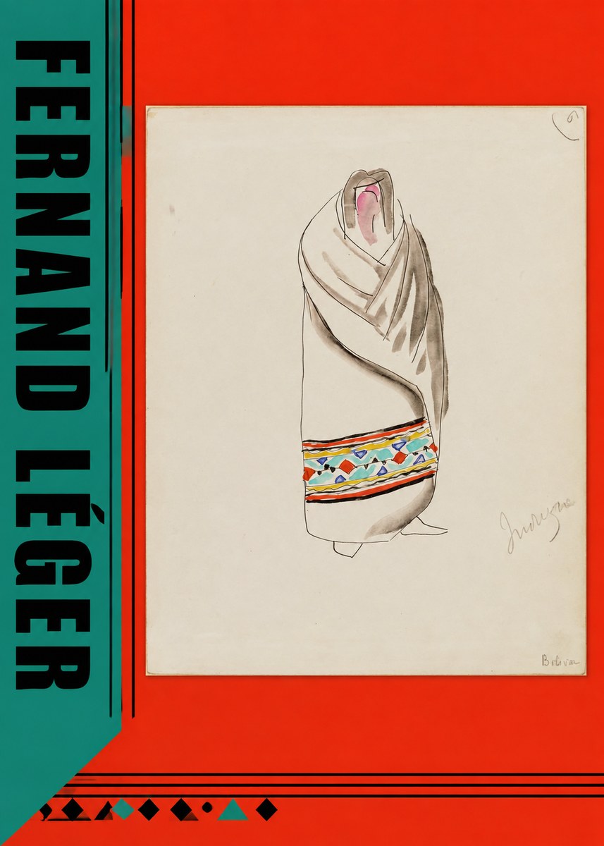 Fernand Léger Indiene, Bolivia No4 - Poszter