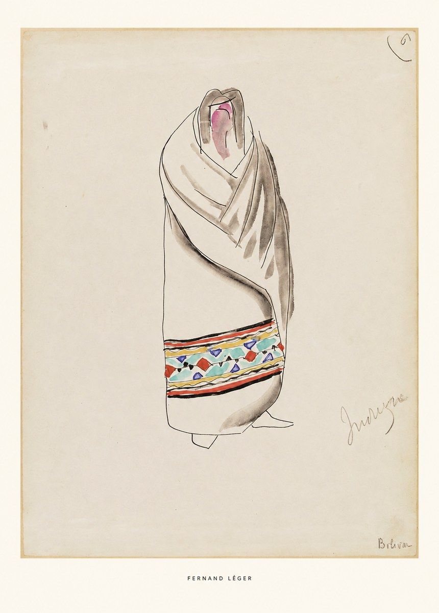 Fernand Léger Indiene, Bolivia No5 - Poszter
