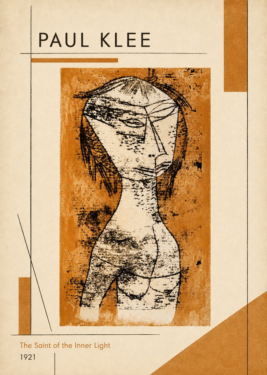 Paul Klee Die Heilige Vom Innern Licht No6 - Poszter