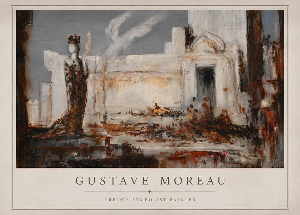 Gustave Moreau Untitled I No3 - Poszter
