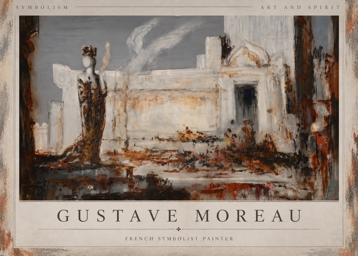 Gustave Moreau Untitled I No4 - Poszter