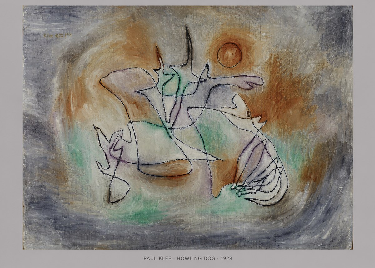 Paul Klee Howling Dog No5 - Poszter