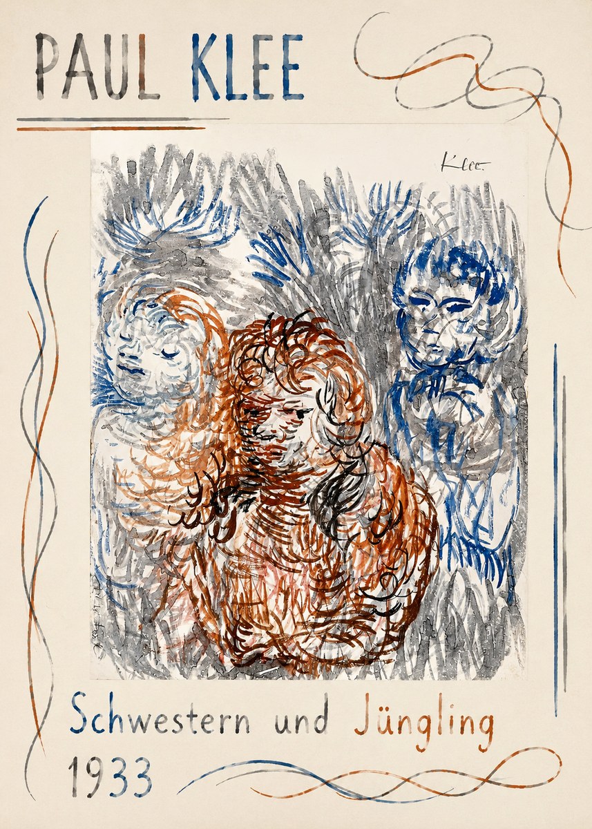 Paul Klee Schwestern Und Jüngling No1 - Poszter