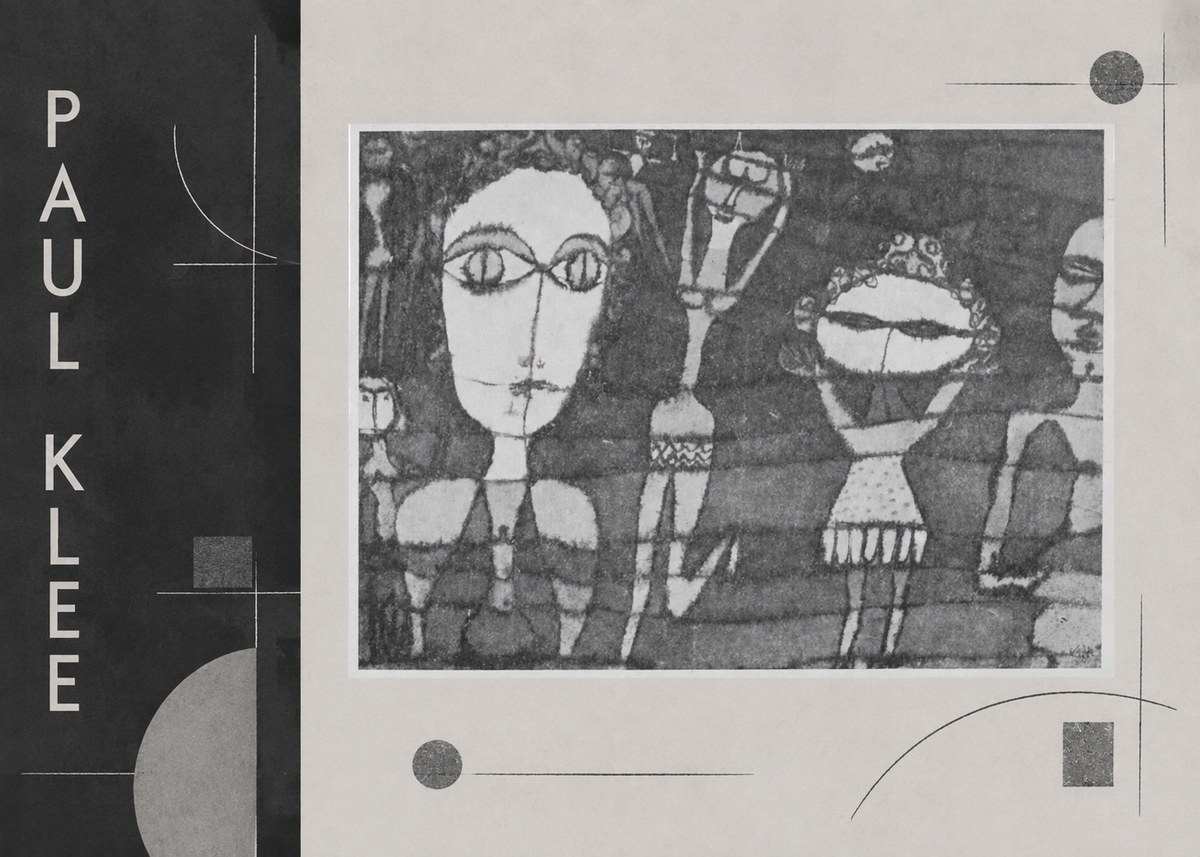 Paul Klee Specter of a Genius No4 - Poszter
