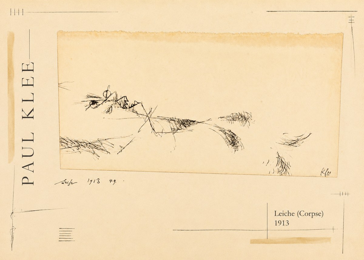 Paul Klee Leiche (Corpse) No2 - Poszter