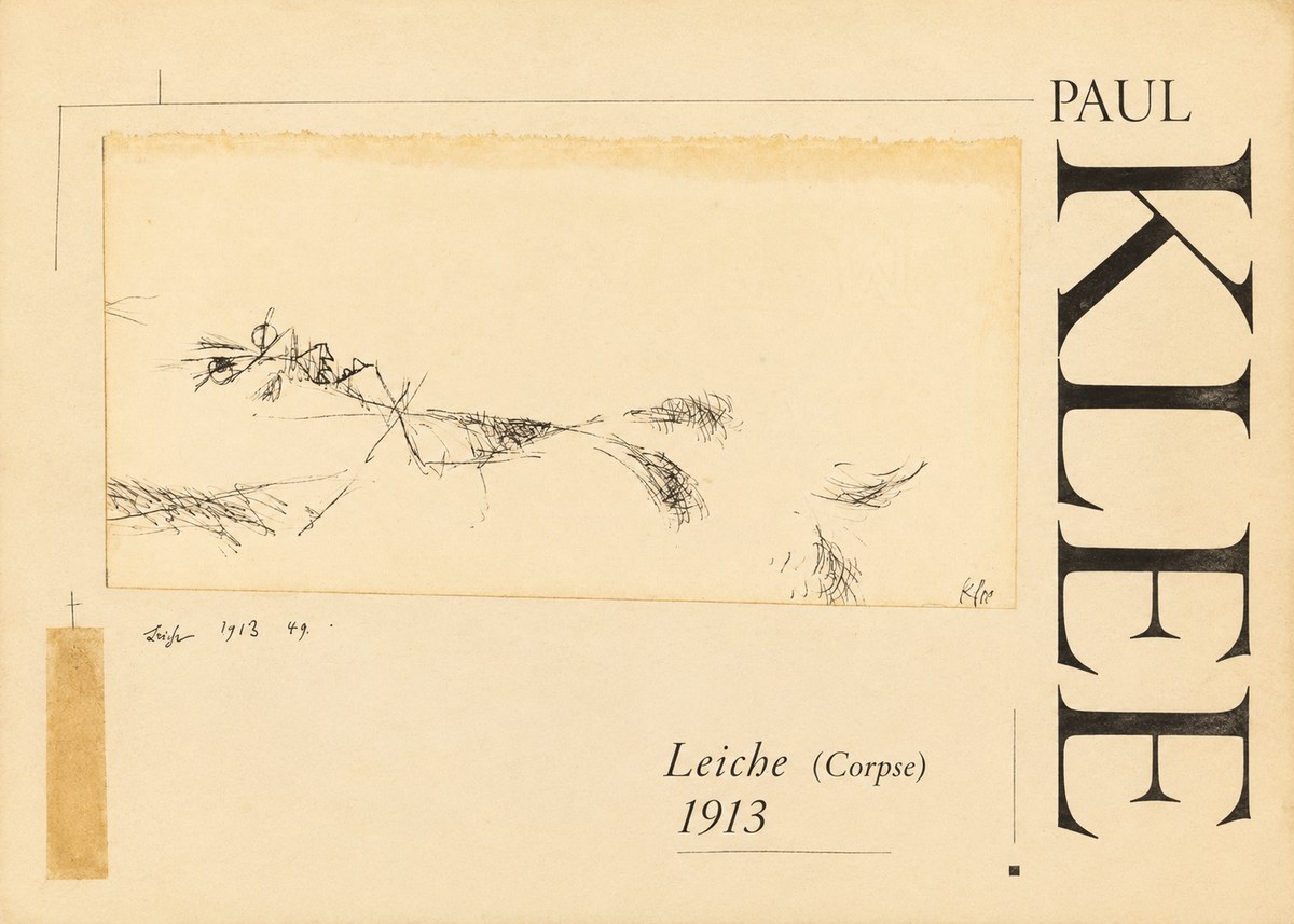 Paul Klee Leiche (Corpse) No3 - Poszter
