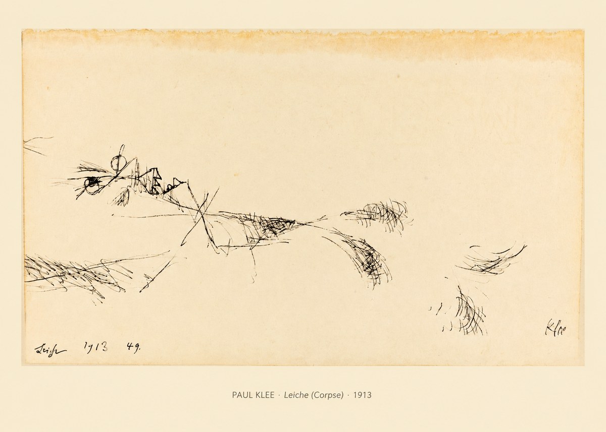 Paul Klee Leiche (Corpse) No6 - Poszter