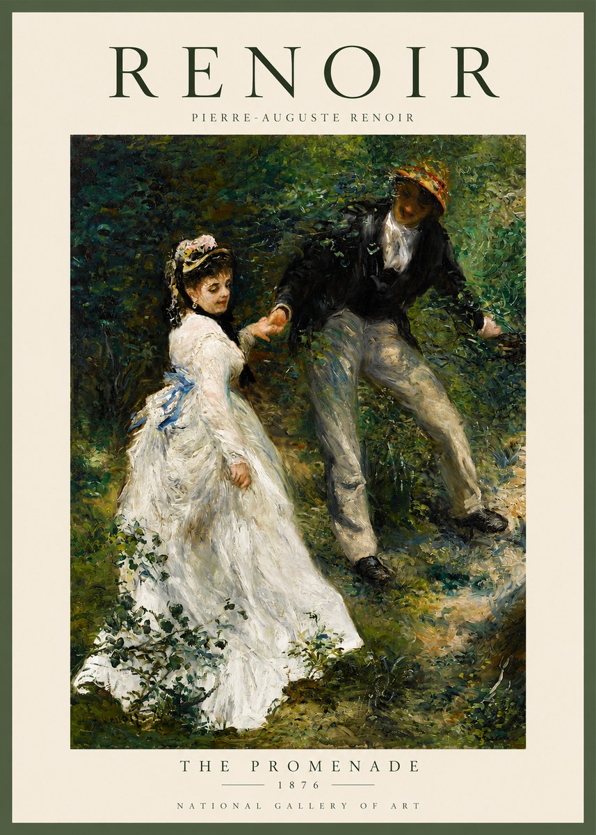 Renoir The Promenade No2 - Poszter