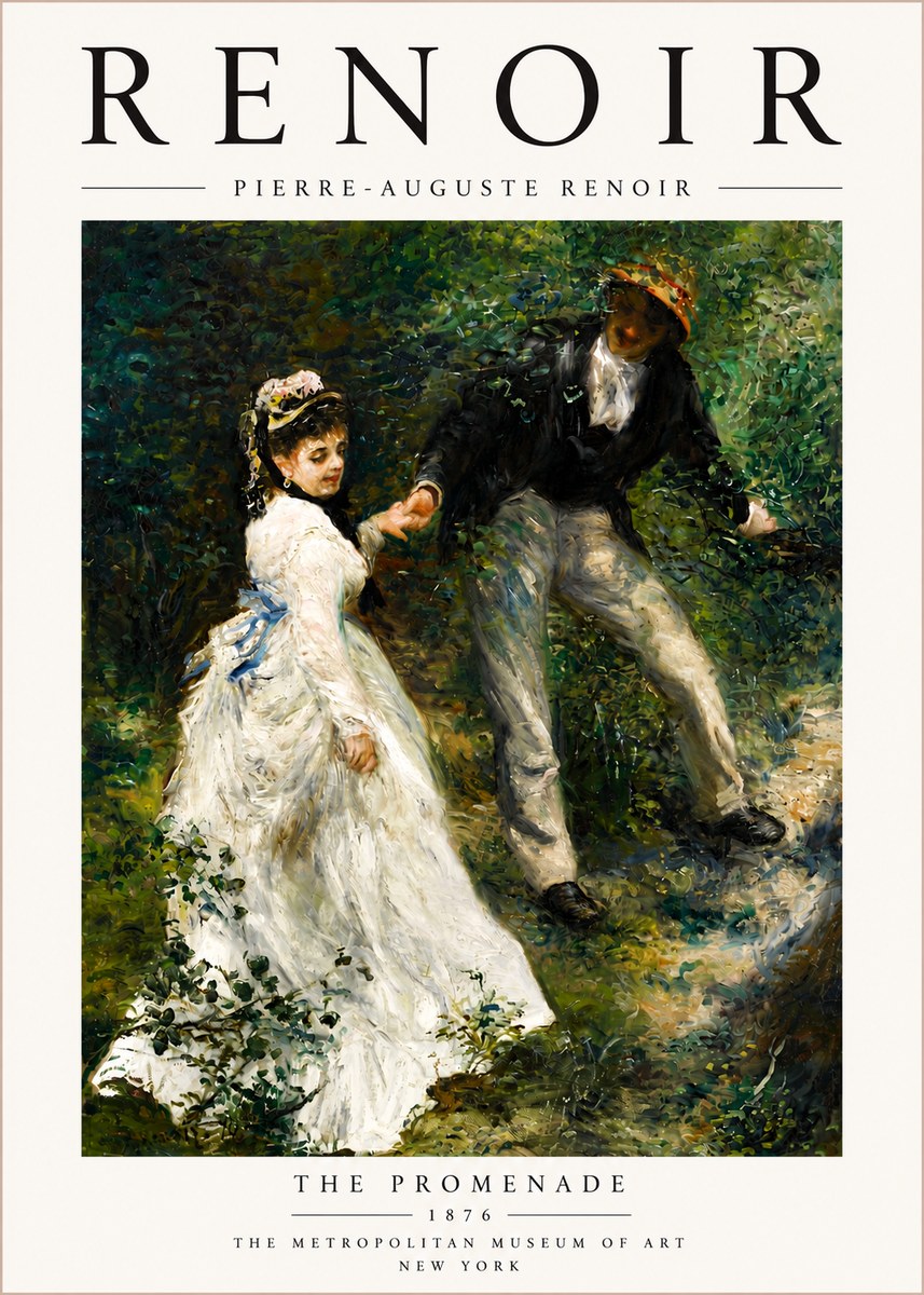 Renoir The Promenade No6 - Poszter