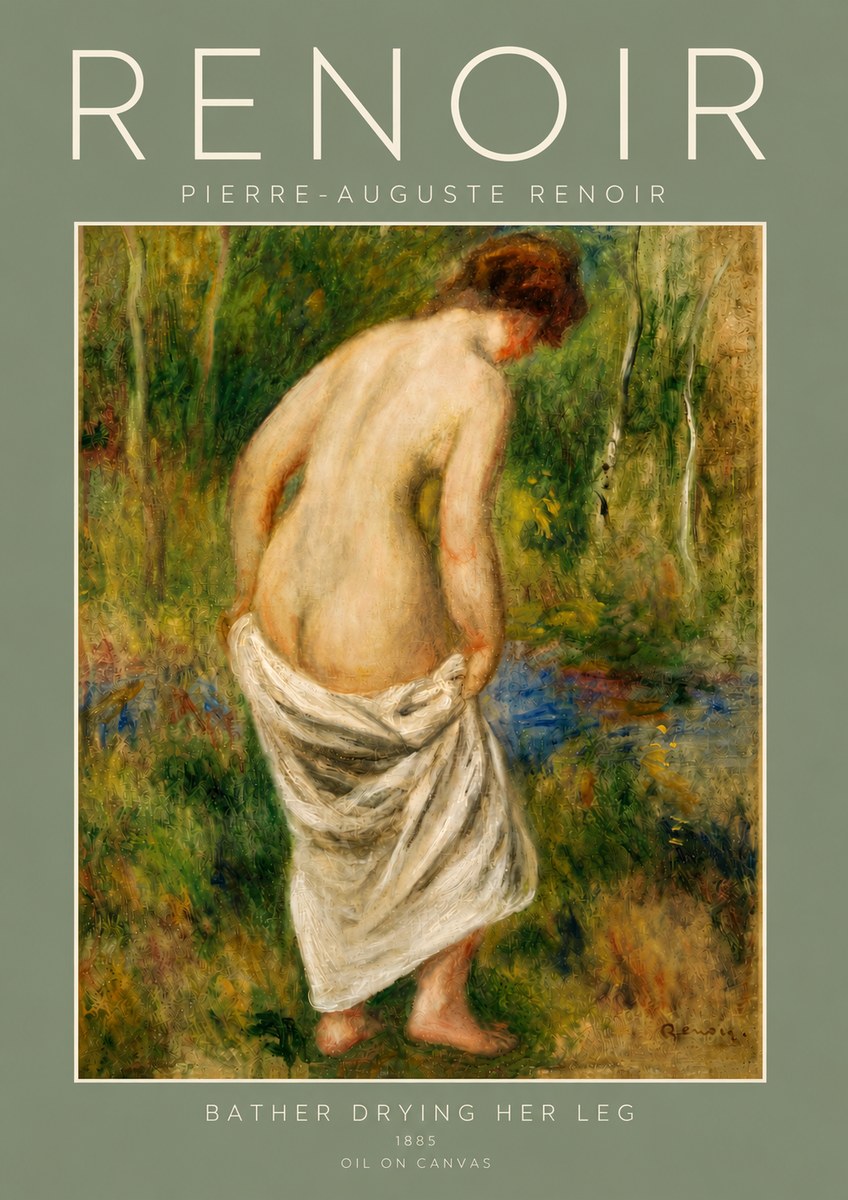 Renoir Young Bather No4 - Poszter