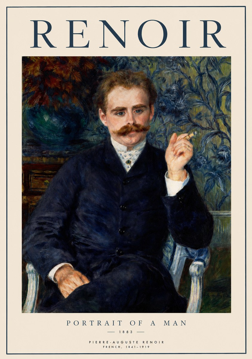 Renoir Portrait of a Man I No1 - Poszter