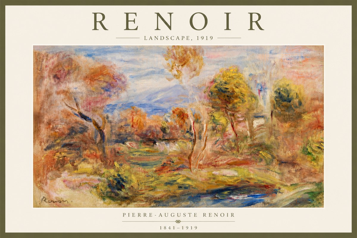 Renoir Landscape No4 - Poszter