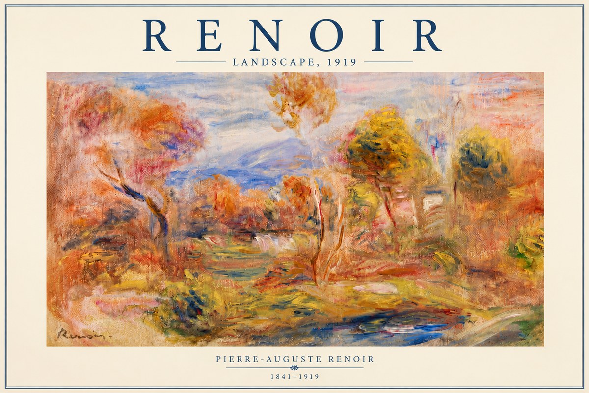 Renoir Landscape No5 - Poszter
