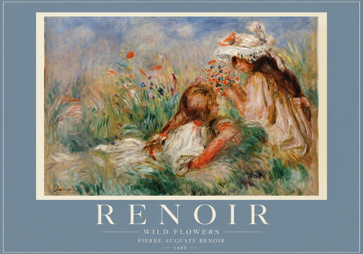 Renoir Wild Flowers No3 - Poszter