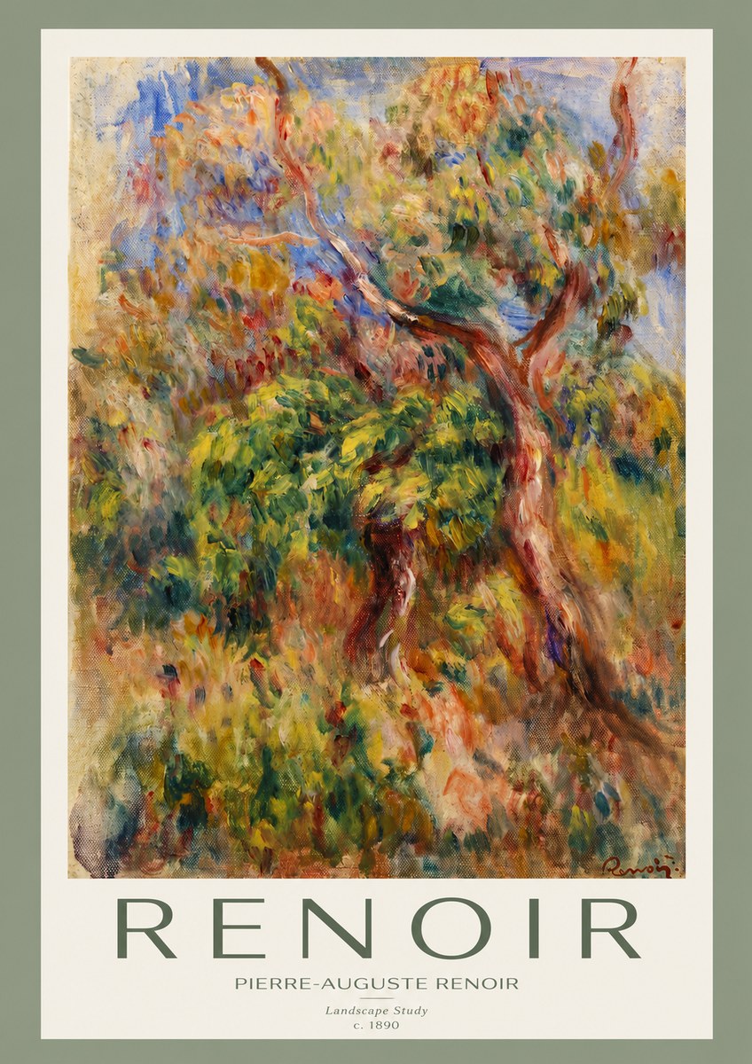Renoir Landscape Study No2 - Poszter