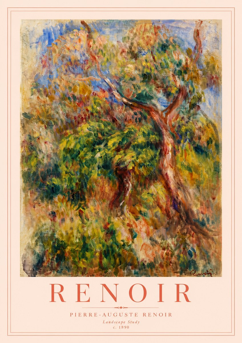 Renoir Landscape Study No6 - Poszter
