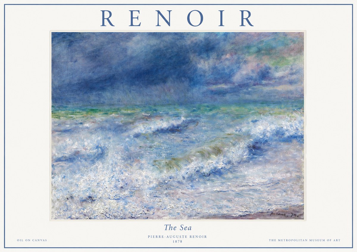 Renoir The Sea No1 - Poszter