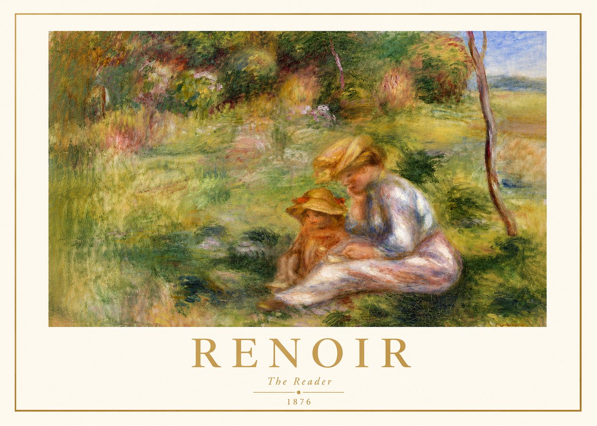 Renoir The Reader No3 - Poszter
