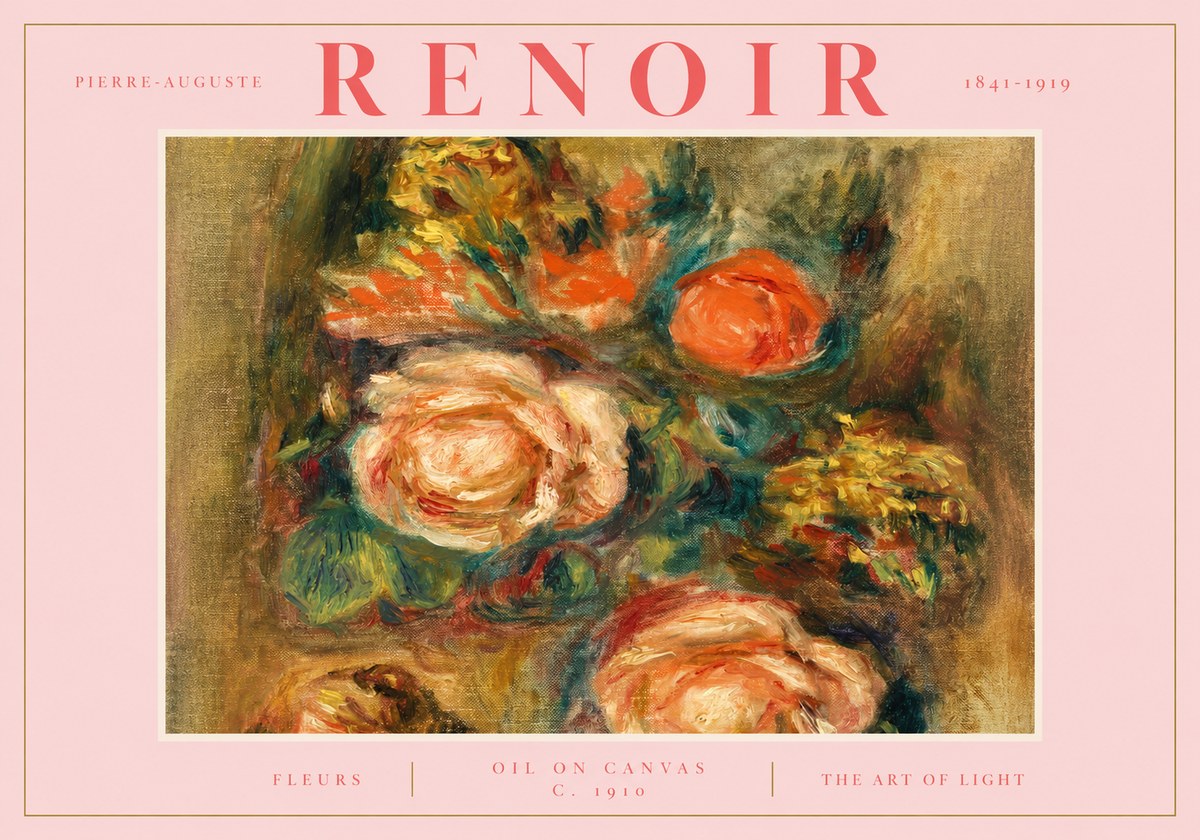 Renoir Fleurs No2 - Poszter