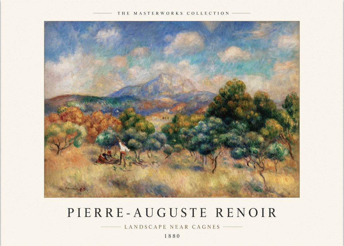 Renoir Landscape Near Cagnes I No1 - Poszter