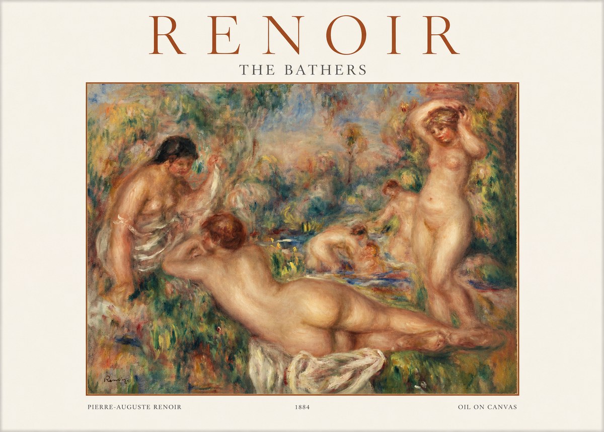 Renoir The Bathers I No1 - Poszter