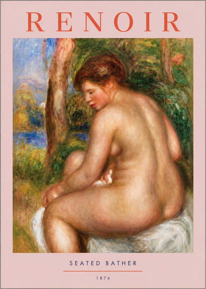 Renoir Seated Bather No2 - Poszter