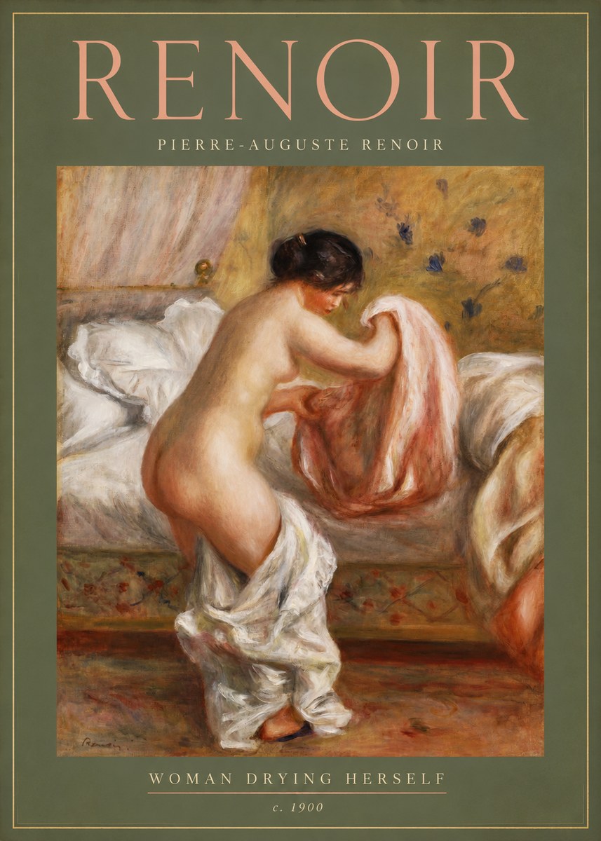 Renoir Woman Drying Herself No2 - Poszter