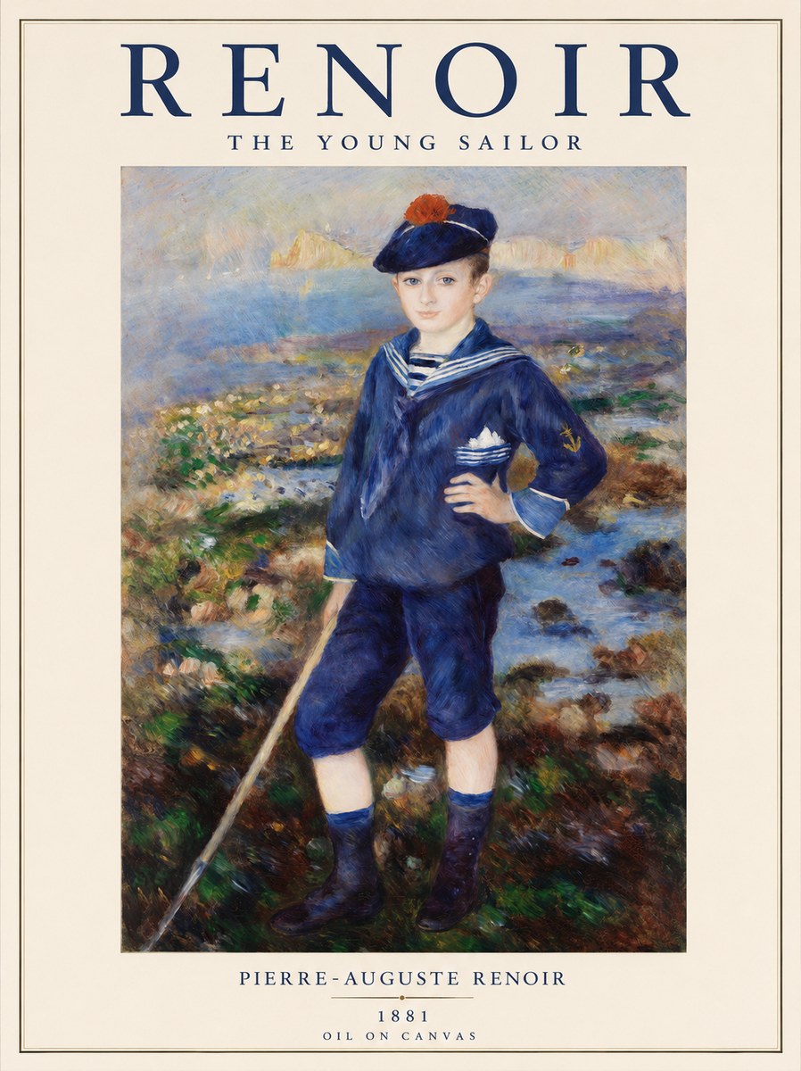 Renoir The Young Sailor No1 - Poszter