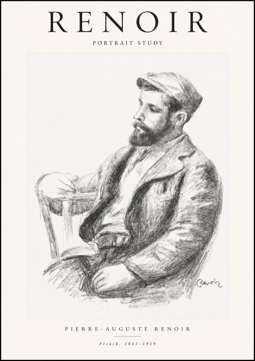 Renoir Portrait Study II No1 - Poszter