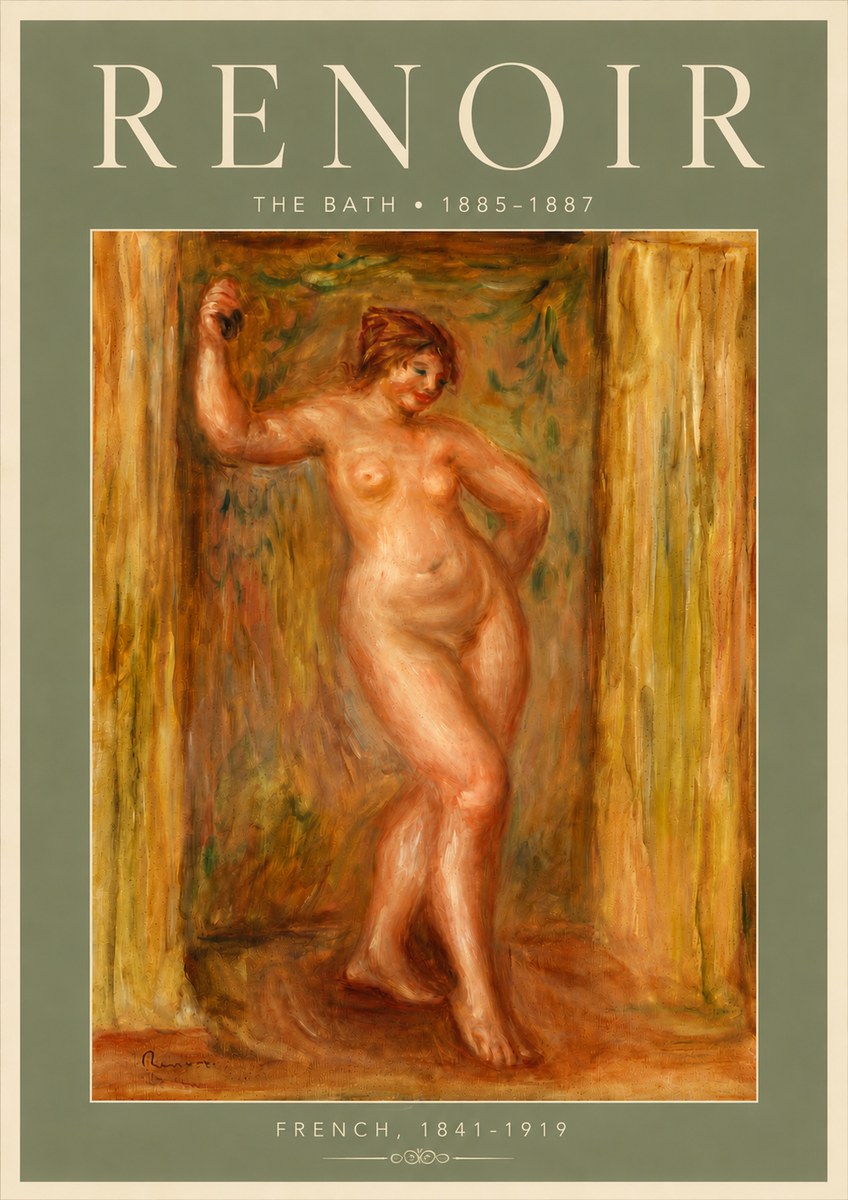 Renoir The Bath No6 - Poszter