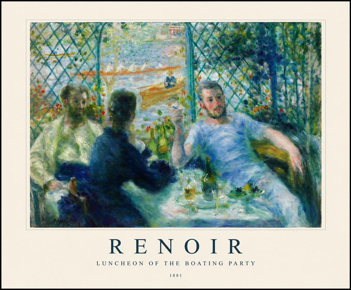 Renoir Luncheon of the Boating Party No1 - Poszter