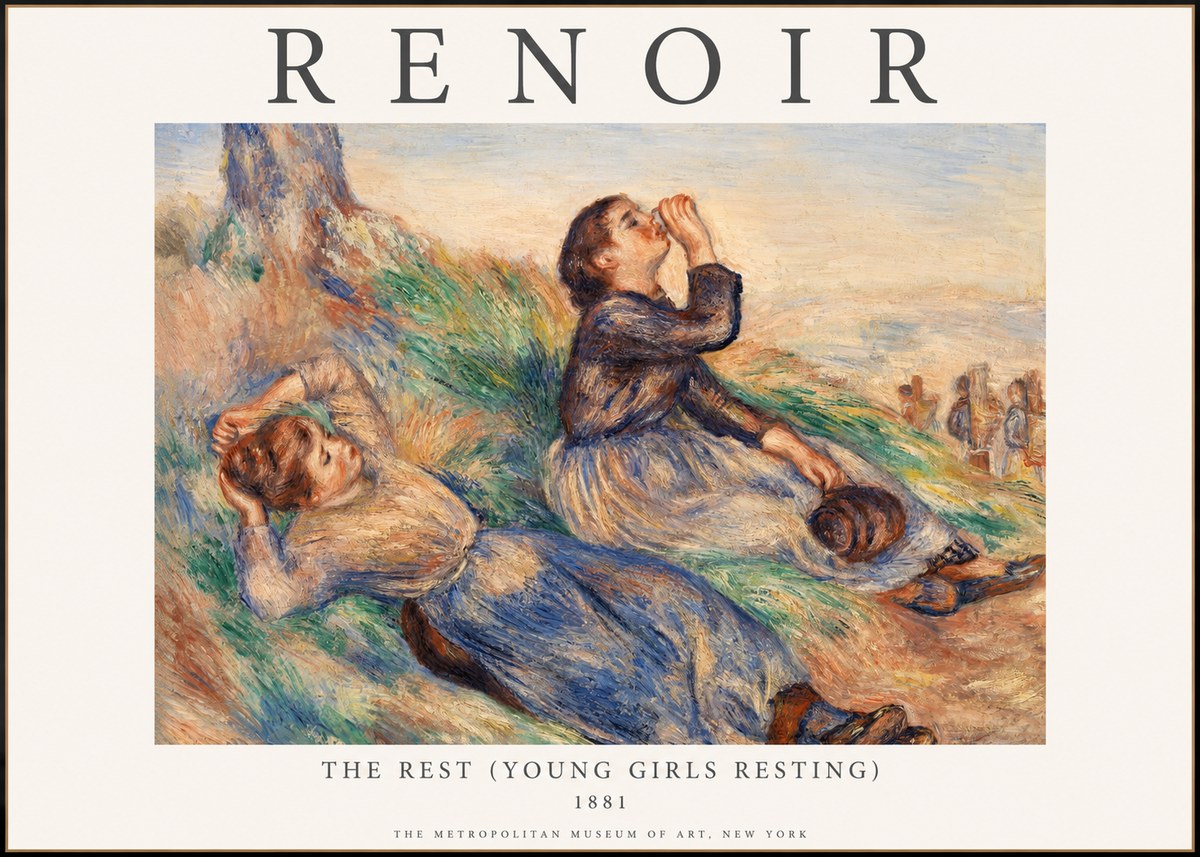 Renoir The Rest (Young Girls Resting) No1 - Poszter