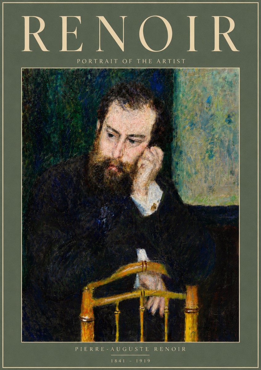 Renoir Portrait of the Artist No4 - Poszter