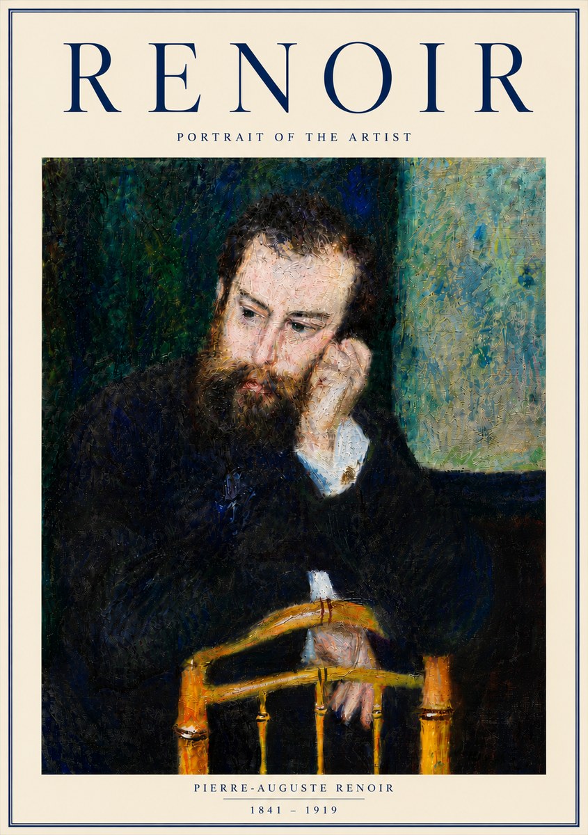 Renoir Portrait of the Artist No6 - Poszter