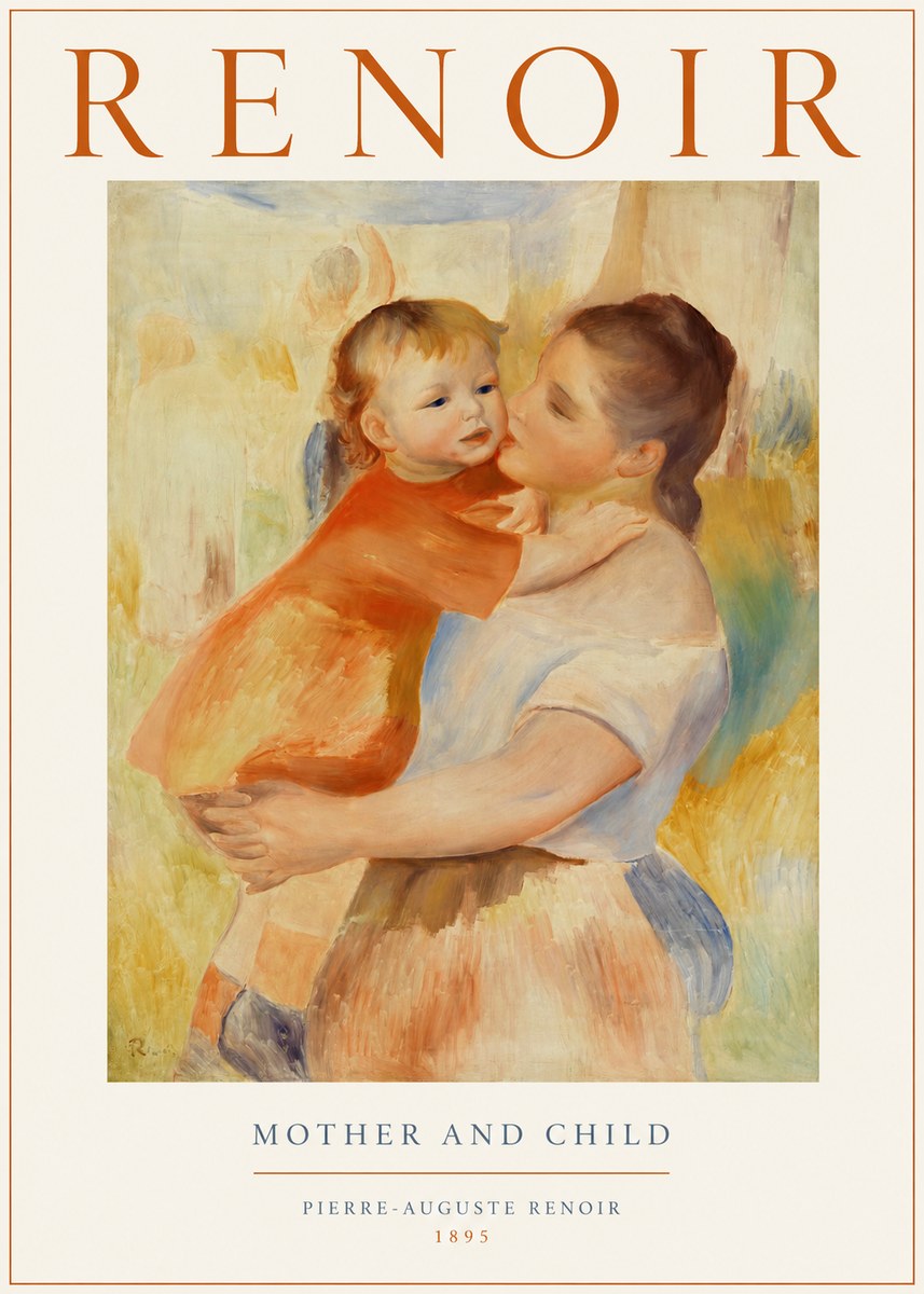 Renoir Mother and Child No1 - Poszter