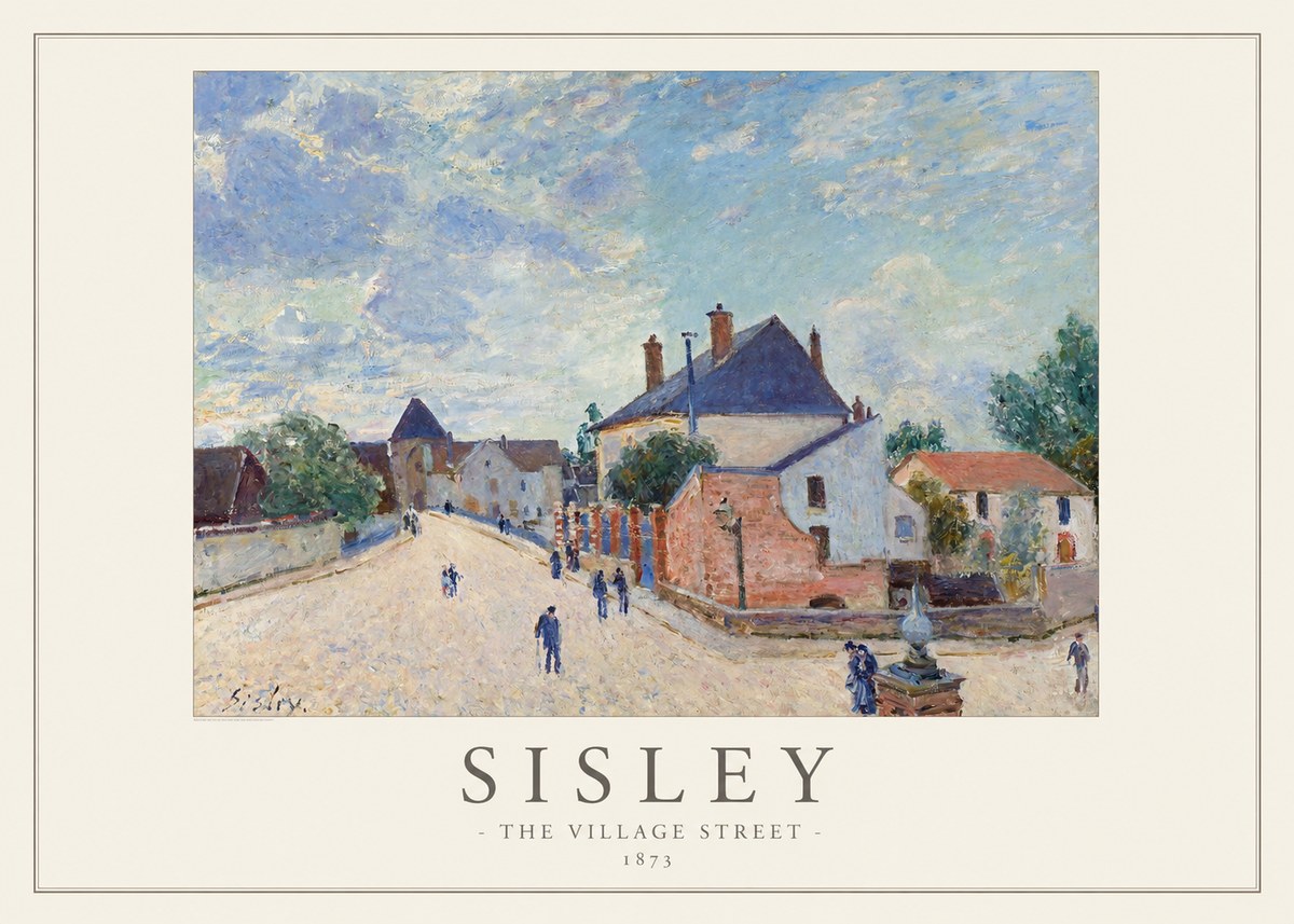 Sisley The Village Street No1 - Poszter
