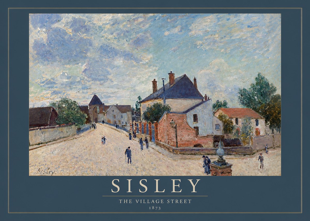 Sisley The Village Street No2 - Poszter