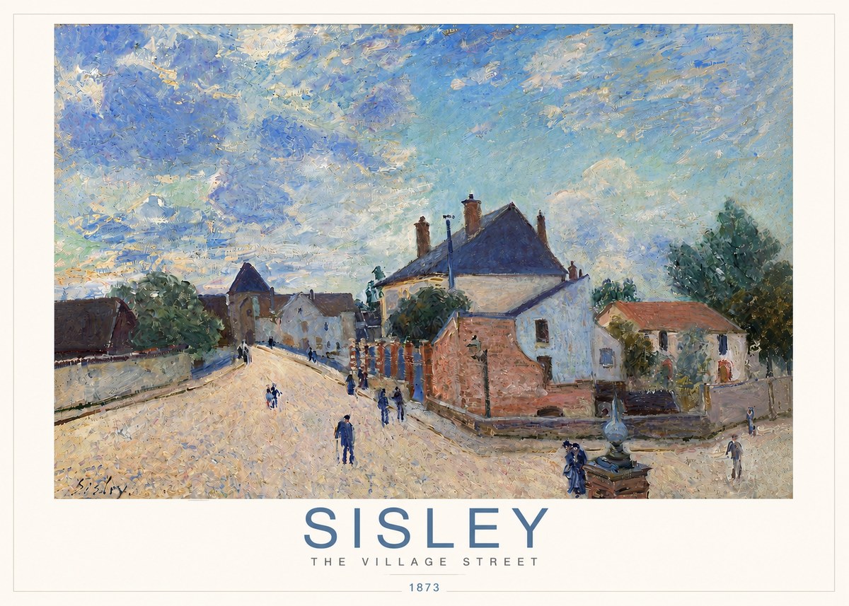 Sisley The Village Street No3 - Poszter