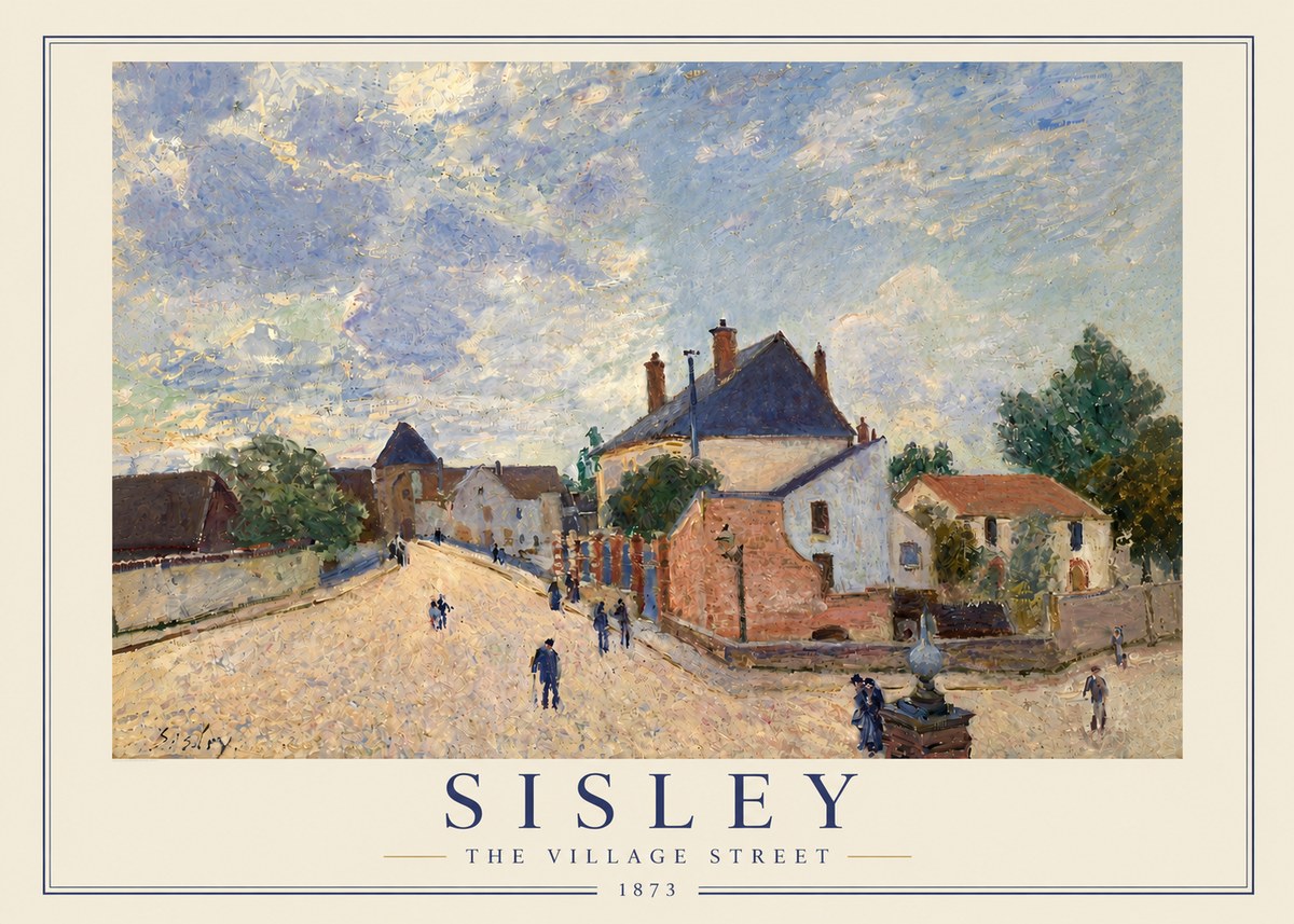 Sisley The Village Street No4 - Poszter