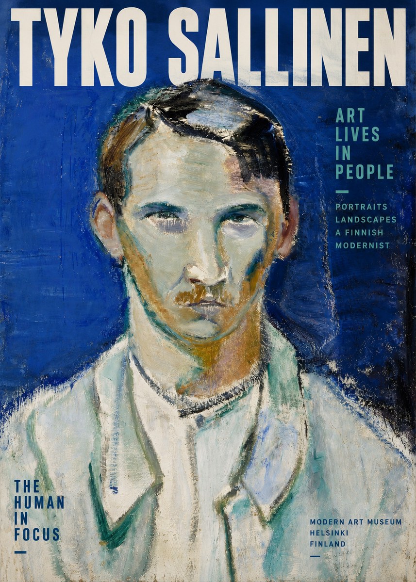 Tyko Sallinen Portrait of a Man IV No2 - Poszter
