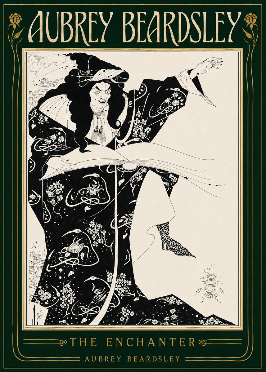Aubrey Beardsley The Rehearsal No5 - Poszter