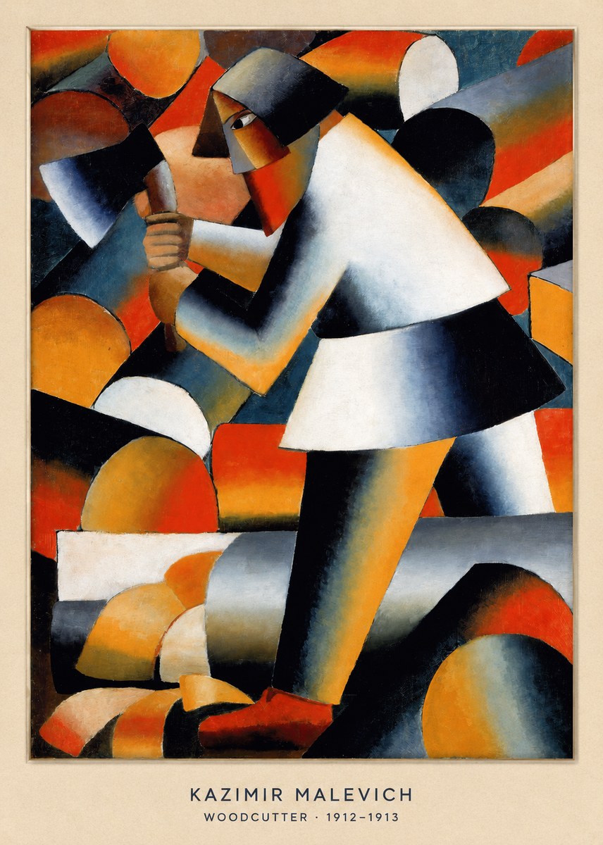 Kazimir Malevich Woodcutter No6 - Poszter