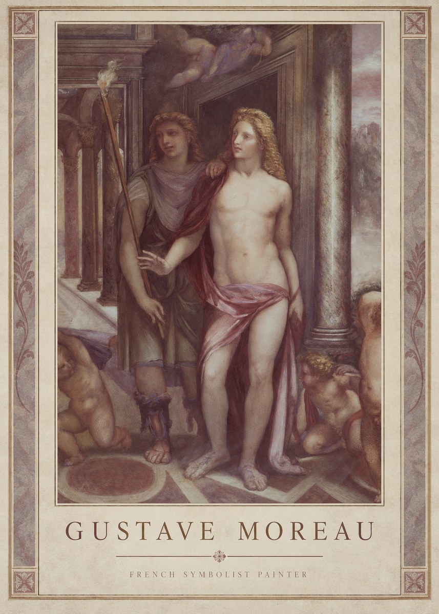 Gustave Moreau Youth No1 - Poszter